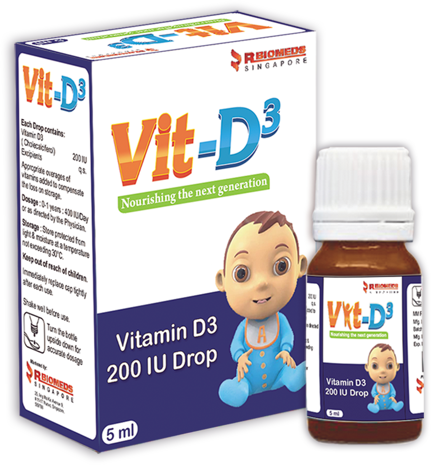 Vit D3 Drops 200 IU