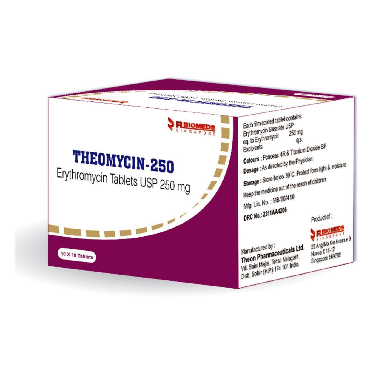 Theomycin 250 mg